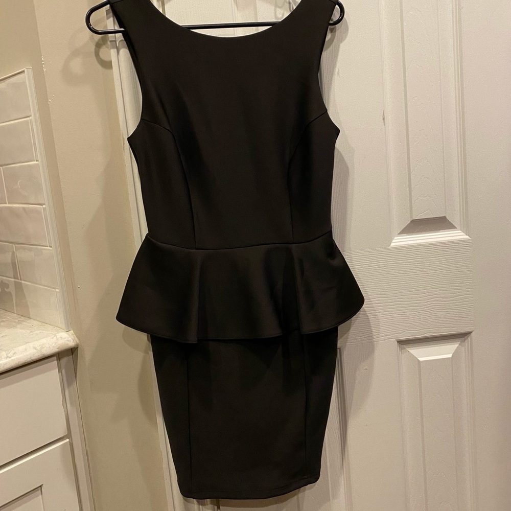 Top Shop Petite Peplum little black dress